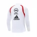 AC Milan Felpa Allenamento 2003-04 - 1-4 Zip Retro Bianco