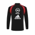 AC Milan Felpa Allenamento 2003-04 - 1-4 Zip Retro Nero