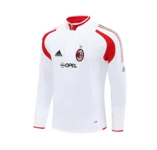 AC Milan Felpa Allenamento 2004-05 - 1-4 Zip Retro Bianco AC Milan Felpa Allenamento 2004-05 - 1-4 Zip Retro Bianco