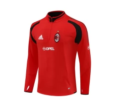 AC Milan Felpa Allenamento 2004-05 - 1-4 Zip Retro Rosso AC Milan Felpa Allenamento 2004-05 - 1-4 Zip Retro Rosso