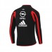 AC Milan Felpa Allenamento 2005-06 - 1-4 Zip Retro Nero