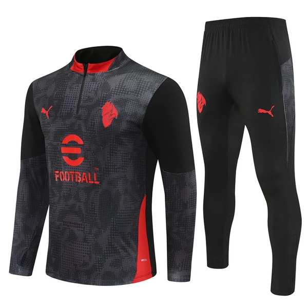 AC Milan Tuta Felpa da Allenamento 2025/26 - 1-4 Zip Nero AC Milan Tuta Felpa da Allenamento 2025/26 - 1-4 Zip Nero