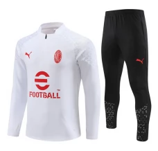 AC Milan Tute Felpe da Allenamento 2023/24 - 1-4 Zip Bianco