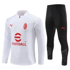AC Milan Tute Felpe da Allenamento 2023/24 - 1-4 Zip Bianco AC Milan Tute Felpe da Allenamento 2023/24 - 1-4 Zip Bianco
