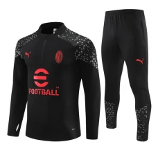 AC Milan Tute Felpe da Allenamento 2023/24 - 1-4 Zip Nero