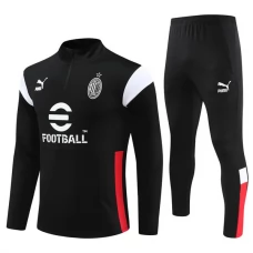AC Milan Tute Felpe da Allenamento 2023/24 - 1-4 Zip Nero Rosso AC Milan Tute Felpe da Allenamento 2023/24 - 1-4 Zip Nero Rosso