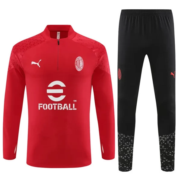 AC Milan Tute Felpe da Allenamento 2023/24 - 1-4 Zip Rosso AC Milan Tute Felpe da Allenamento 2023/24 - 1-4 Zip Rosso