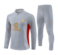 AC Milan Tute Felpe da Allenamento 2024/25 - 1-4 Zip Grigio