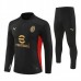 AC Milan Tute Felpe da Allenamento 2024/25 - 1-4 Zip Nero