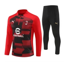 AC Milan Tute Felpe da Allenamento 2024/25 - 1-4 Zip Rosso AC Milan Tute Felpe da Allenamento 2024/25 - 1-4 Zip Rosso