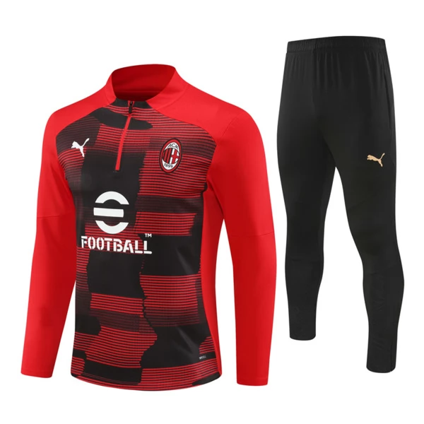 AC Milan Tute Felpe da Allenamento 2024/25 - 1-4 Zip Rosso AC Milan Tute Felpe da Allenamento 2024/25 - 1-4 Zip Rosso