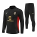 AC Milan Tute Felpe da Allenamento Bambino 2024/25 - 1-4 Zip Nero AC Milan Tute Felpe da Allenamento Bambino 2024/25 - 1-4 Zip Nero