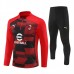 AC Milan Tute Felpe da Allenamento Bambino 2024/25 - 1-4 Zip Rosso