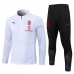 AC Milan Tute Giacca da Allenamento 2023/24 - Bianco Nero AC Milan Tute Giacca da Allenamento 2023/24 - Bianco Nero
