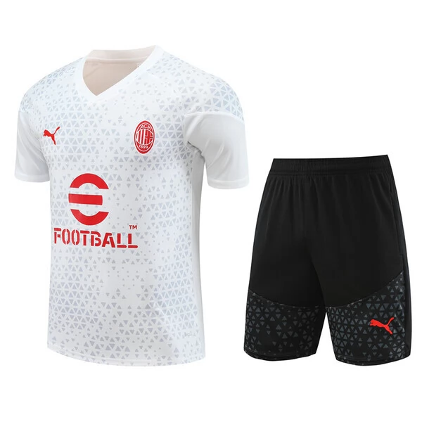 AC Milan Tute Maglia da Allenamento 2023/24 - Bianco AC Milan Tute Maglia da Allenamento 2023/24 - Bianco