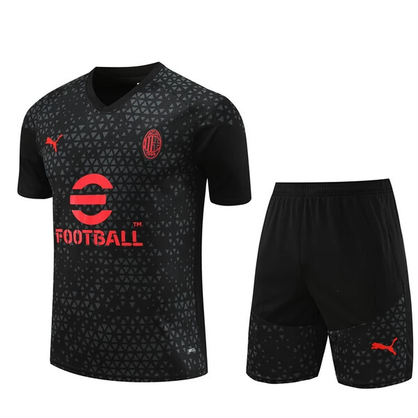 AC Milan Tute Maglia da Allenamento 2023/24 - Nero AC Milan Tute Maglia da Allenamento 2023/24 - Nero