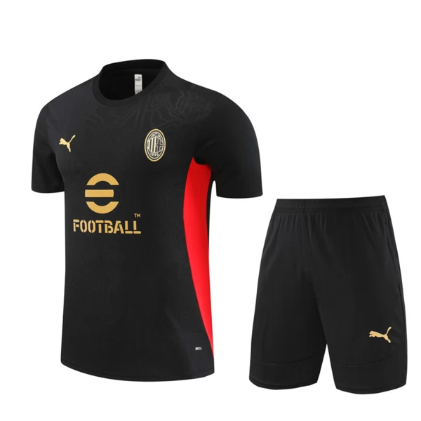 AC Milan Tute Maglia da Allenamento Bambino 2024/25 - Shorts Nero AC Milan Tute Maglia da Allenamento Bambino 2024/25 - Shorts Nero