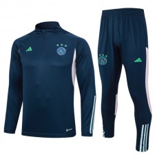 AFC Ajax Tute Felpe da Allenamento 2023/24 - 1-4 Zip Blu