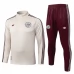 Ajax Amsterdam Tuta Felpa da Allenamento Bambino 2025/26 - 1-4 Zip Beige