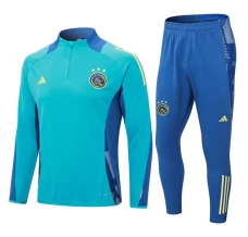 Ajax Amsterdam Tute Felpe da Allenamento 2024/25 - 1-4 Zip Blu