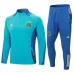 Ajax Amsterdam Tute Felpe da Allenamento 2024/25 - 1-4 Zip Blu