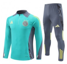 Ajax Amsterdam Tute Felpe da Allenamento 2024/25 - 1-4 Zip Verde