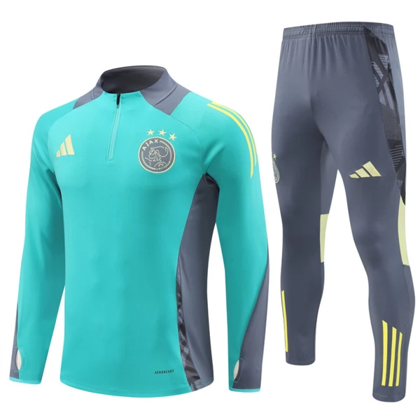 Ajax Amsterdam Tute Felpe da Allenamento 2024/25 - 1-4 Zip Verde Ajax Amsterdam Tute Felpe da Allenamento 2024/25 - 1-4 Zip Verde