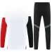 Ajax Amsterdam Tute Felpe da Allenamento 2025/26 - 1-4 Zip Bianco
