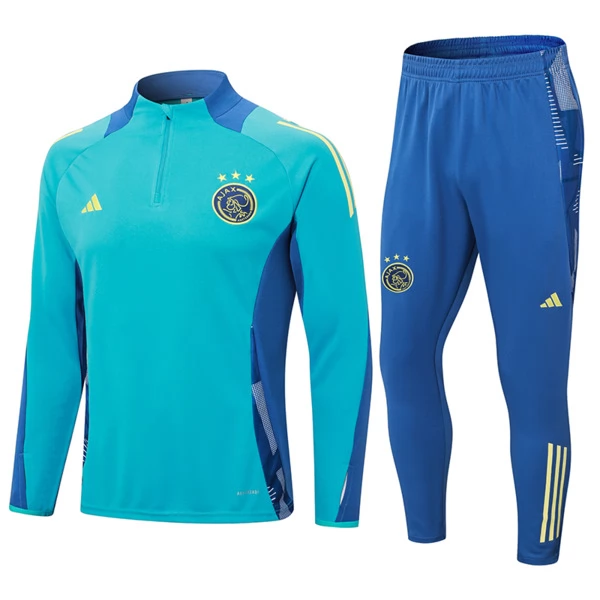Ajax Amsterdam Tute Felpe da Allenamento Bambino 2024/25 - 1-4 Zip Blu Ajax Amsterdam Tute Felpe da Allenamento Bambino 2024/25 - 1-4 Zip Blu
