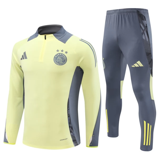 Ajax Amsterdam Tute Felpe da Allenamento Bambino 2024/25 - 1-4 Zip Giallo Ajax Amsterdam Tute Felpe da Allenamento Bambino 2024/25 - 1-4 Zip Giallo