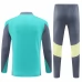 Ajax Amsterdam Tute Felpe da Allenamento Bambino 2024/25 - 1-4 Zip Verde