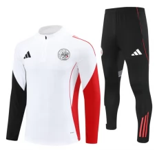 Ajax Amsterdam Tute Felpe da Allenamento Bambino 2025/26 - 1-4 Zip Bianco