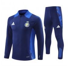 Al Nassr FC Tute Felpe da Allenamento 2024/25 - 1-4 Zip Blu