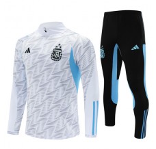 Argentina Tute Felpe da Allenamento 2023/24 - 1-4 Zip Bianco Camouflage