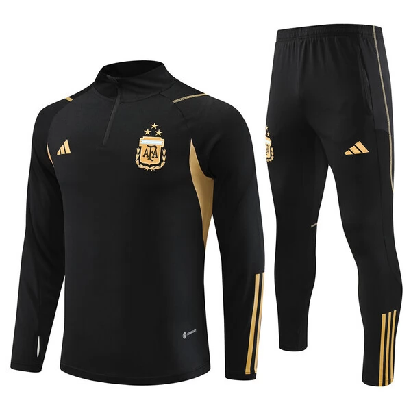 Argentina Tute Felpe da Allenamento 2023/24 - 1-4 Zip Nero Argentina Tute Felpe da Allenamento 2023/24 - 1-4 Zip Nero
