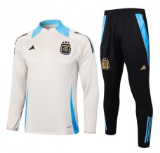 Argentina Tute Felpe da Allenamento 2024/25 - 1-4 Zip Beige