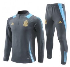 Argentina Tute Felpe da Allenamento 2024/25 - 1-4 Zip Grigio
