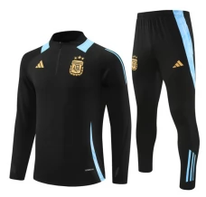 Argentina Tute Felpe da Allenamento Bambino 2024/25 - 1-4 Zip Nero