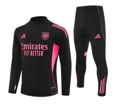 Arsenal Tuta Felpa da Allenamento Bambino 2025/26 - 1-4 Zip Nero