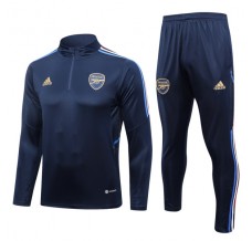 Arsenal Tute Felpe da Allenamento 2023/24 - 1-4 Zip Blu