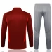 Arsenal Tute Felpe da Allenamento 2023/24 - 1-4 Zip Dark Rosso
