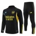 Arsenal Tute Felpe da Allenamento 2023/24 - 1-4 Zip Nero Giallo