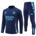 Arsenal Tute Felpe da Allenamento 2024/25 - 1-4 Zip Blu Navy