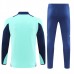 Arsenal Tute Felpe da Allenamento 2024/25 - 1-4 Zip Blu