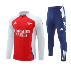 Arsenal Tute Felpe da Allenamento 2024/25 - 1-4 Zip Rosso