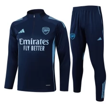 Arsenal Tute Felpe da Allenamento 2025/26 - 1-4 Zip Blu