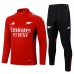 Arsenal Tute Felpe da Allenamento 2025/26 - 1-4 Zip Rosso