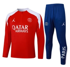 Arsenal Tute Felpe da Allenamento 2025/26 - 1-4 Zip Rosso