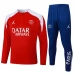 Arsenal Tute Felpe da Allenamento 2025/26 - 1-4 Zip Rosso