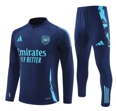 Arsenal Tute Felpe da Allenamento Bambino 2024/25 - 1-4 Zip Blu Navy